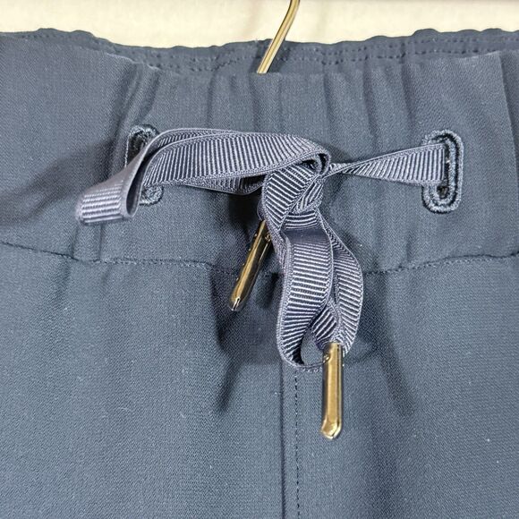 Lululemon On The Fly Woven 27" True Navy Crop Pull On Pants Womens 12 Athleisure - Picture 5 of 11